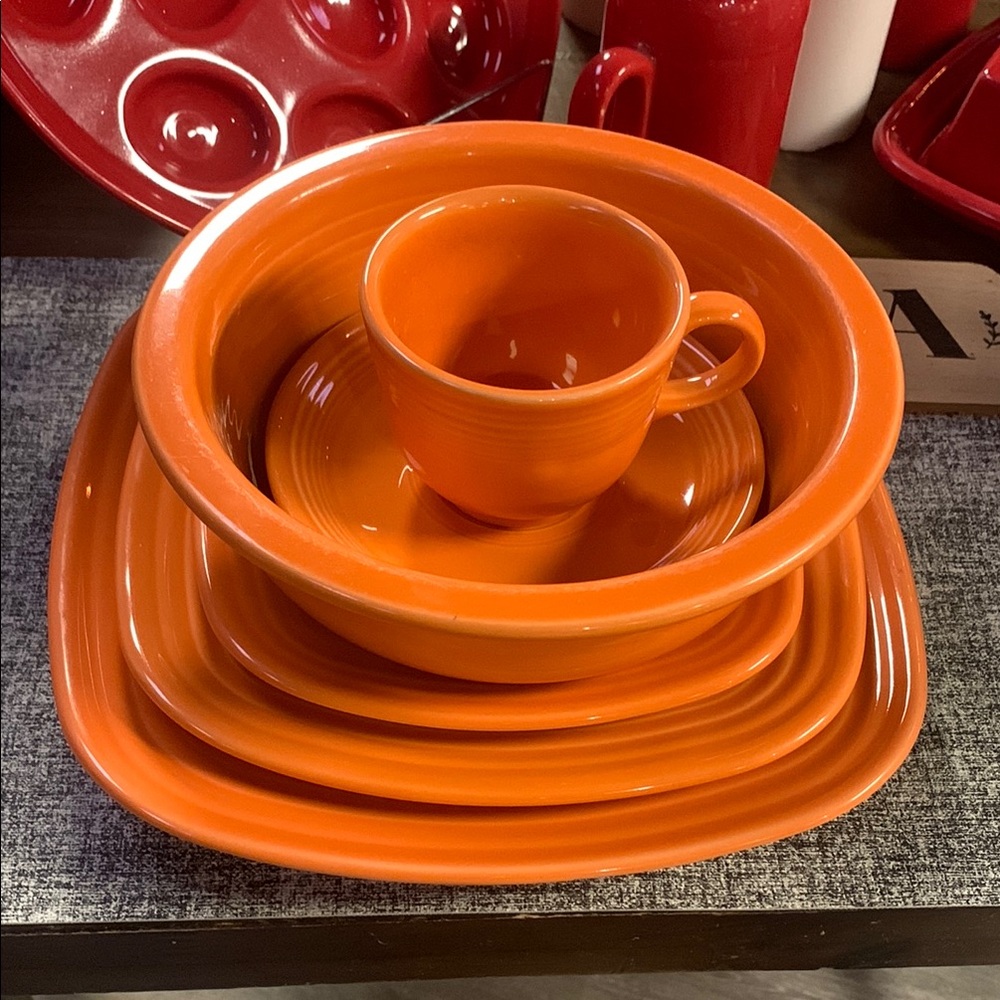 Fiesta Tangerine 6pcs Setting